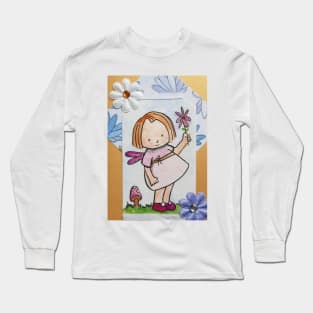 Cute Flower Fairy Long Sleeve T-Shirt